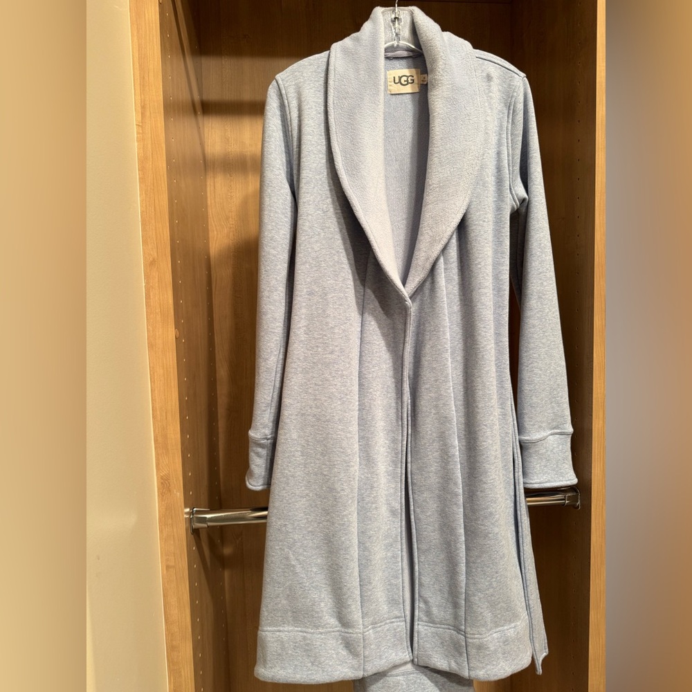 UGG Women's Light Blue Belted Bath Robe:  CLEAN Size XS